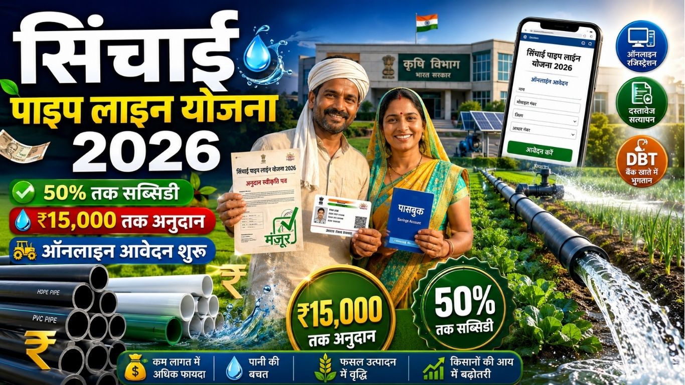 सिंचाई पाइप लाइन योजना