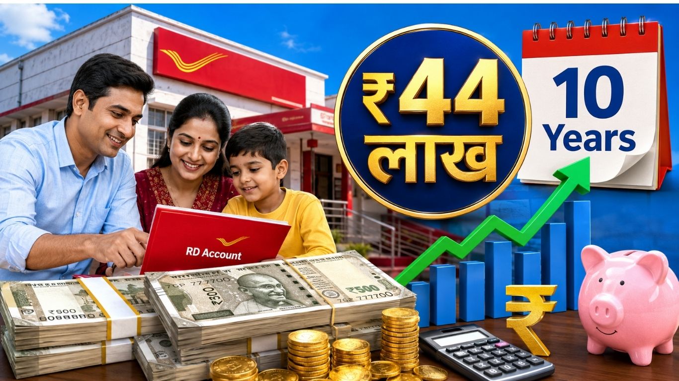 Post Office RD Scheme: 10 साल में मिलेंगे लगभग ₹44 लाख रुपये, यहां देखिए पूरा कैलकुलेशन